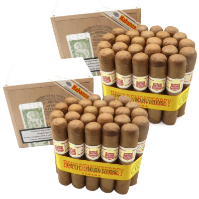 Hoyo de Monterrey Petit Robusto Cigar - 2 x Cabinet of 25 (50) Bundle Deal