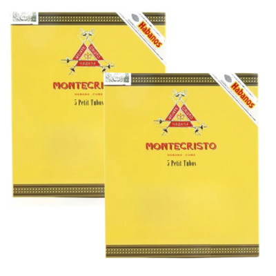 Montecristo Petit Tubos Cigar - 2 x Pack of 5 (10) Bundle Deal