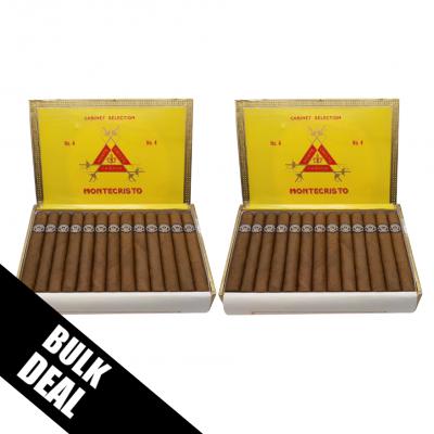 Montecristo No. 4 Cigar - 2 x Box of 25 (50) Bundle Deal