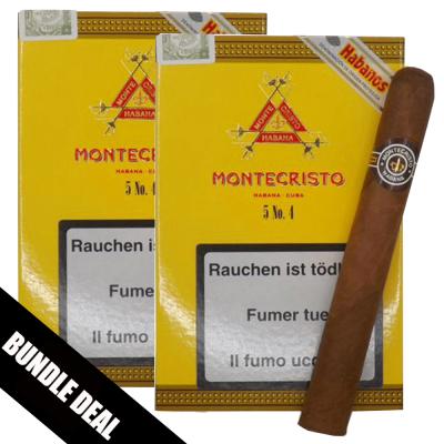 Montecristo No. 4 Cigar - 2 x Pack of 5 (10) Bundle Deal