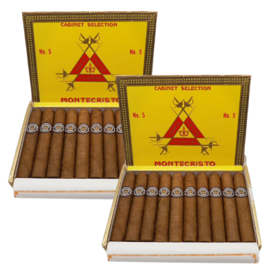 Montecristo No. 5 Cigar - 2 x Box of 10 (20) Bundle Deal
