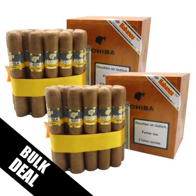 Cohiba Robustos Cigar - 2 x Cabinet of 25 (50) Bundle Deal